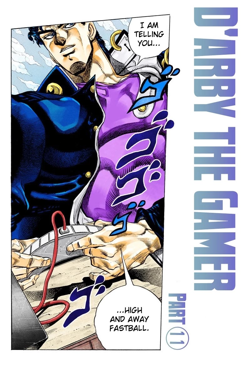 JoJo's Bizarre Adventure Part 3 - Stardust Crusaders (Official Colored) Chapter 124 page 3 - Chapter 124: D'arby the Gamer Part 11