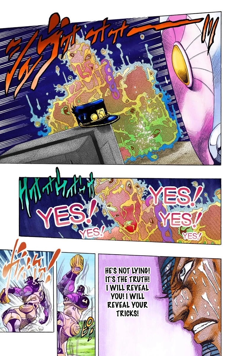 JoJo's Bizarre Adventure Part 3 - Stardust Crusaders (Official Colored) Chapter 124 page 4 - Chapter 124: D'arby the Gamer Part 11