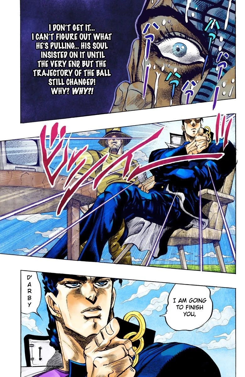 JoJo's Bizarre Adventure Part 3 - Stardust Crusaders (Official Colored) Chapter 124 page 8 - Chapter 124: D'arby the Gamer Part 11