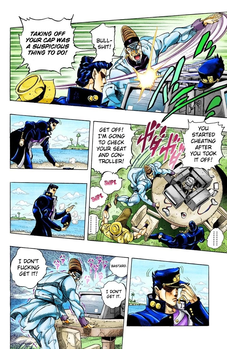 JoJo's Bizarre Adventure Part 3 - Stardust Crusaders (Official Colored) Chapter 124 page 9 - Chapter 124: D'arby the Gamer Part 11