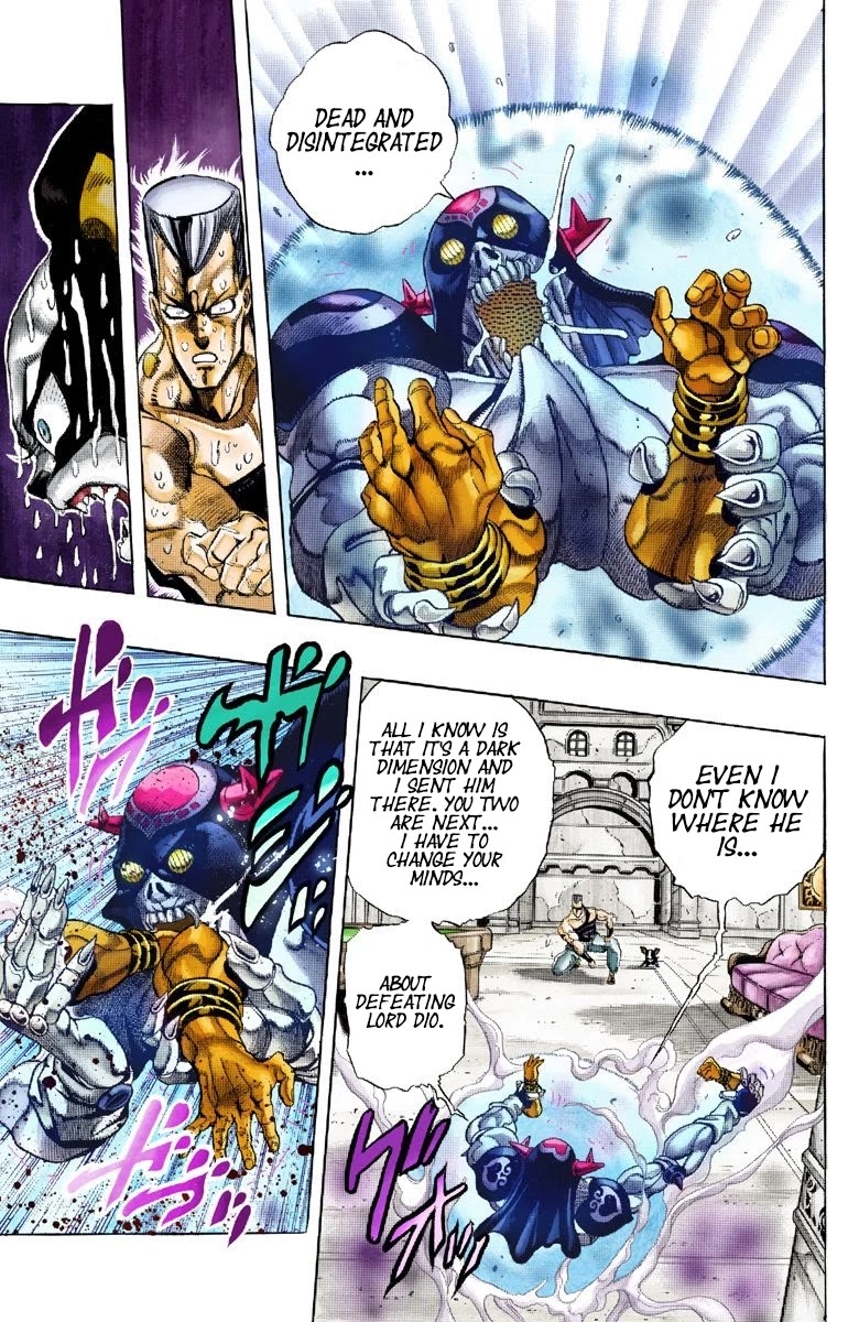 JoJo's Bizarre Adventure Part 3 - Stardust Crusaders (Official Colored) Chapter 127 page 7 - Chapter 127: The Spirit of Emptiness, Vanilla Ice Part 3
