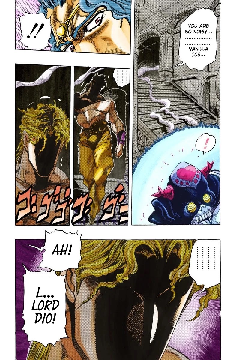 JoJo's Bizarre Adventure Part 3 - Stardust Crusaders (Official Colored) Chapter 128 page 17 - Chapter 128: The Spirit of Emptiness, Vanilla Ice Part 4