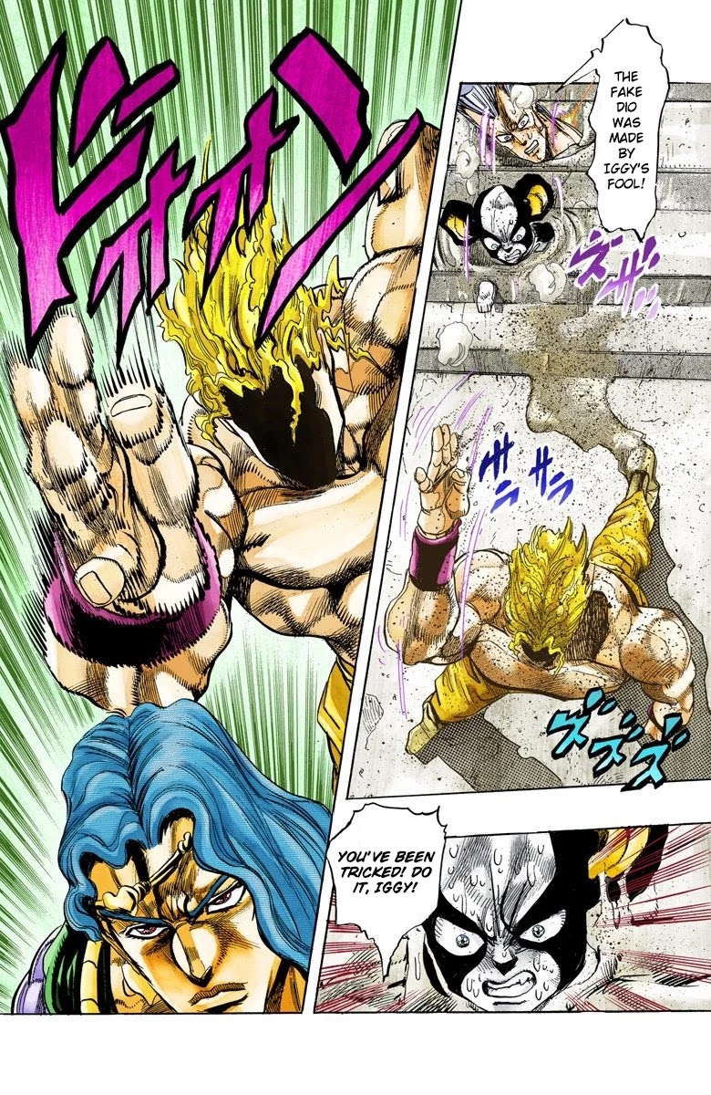 JoJo's Bizarre Adventure Part 3 - Stardust Crusaders (Official Colored) Chapter 128 page 19 - Chapter 128: The Spirit of Emptiness, Vanilla Ice Part 4