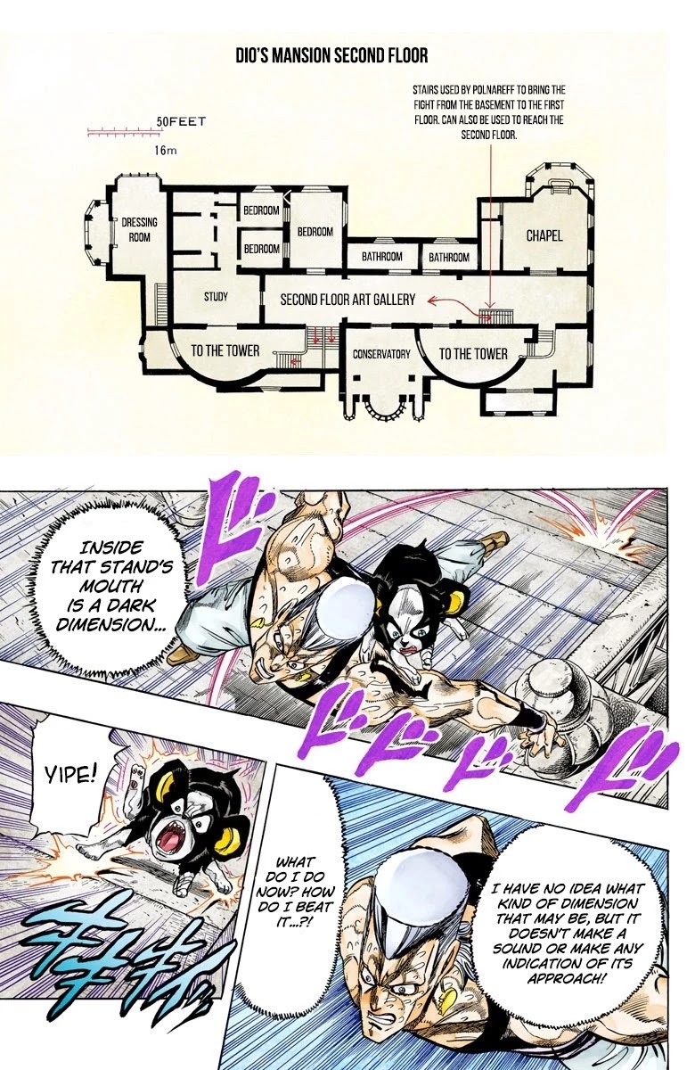 JoJo's Bizarre Adventure Part 3 - Stardust Crusaders (Official Colored) Chapter 128 page 4 - Chapter 128: The Spirit of Emptiness, Vanilla Ice Part 4