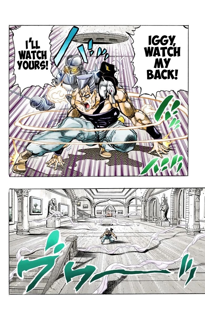 JoJo's Bizarre Adventure Part 3 - Stardust Crusaders (Official Colored) Chapter 128 page 7 - Chapter 128: The Spirit of Emptiness, Vanilla Ice Part 4