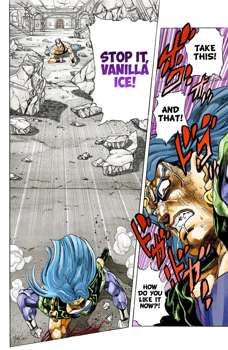 JoJo's Bizarre Adventure Part 3 - Stardust Crusaders (Official Colored) Chapter 129 page 13 - Chapter 129: The Spirit of Emptiness, Vanilla Ice Part 5