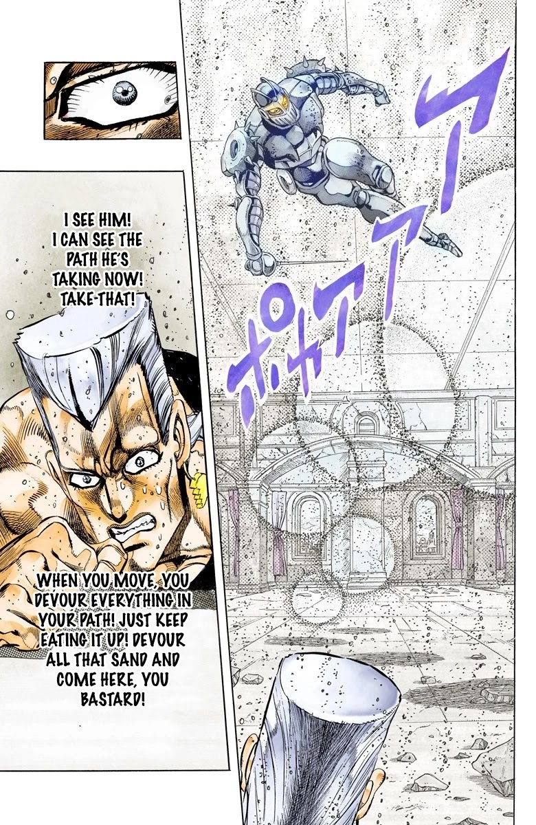 JoJo's Bizarre Adventure Part 3 - Stardust Crusaders (Official Colored) Chapter 129 page 18 - Chapter 129: The Spirit of Emptiness, Vanilla Ice Part 5