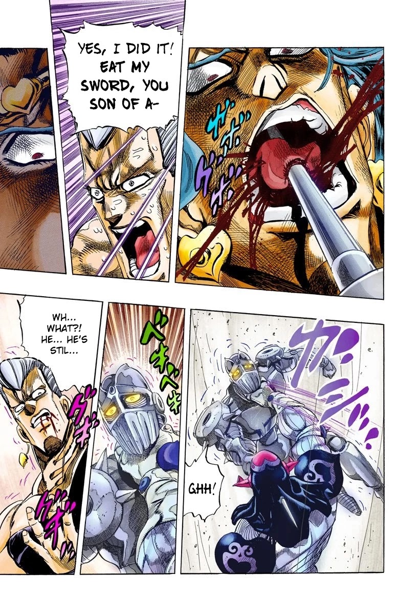 JoJo's Bizarre Adventure Part 3 - Stardust Crusaders (Official Colored) Chapter 129 page 20 - Chapter 129: The Spirit of Emptiness, Vanilla Ice Part 5