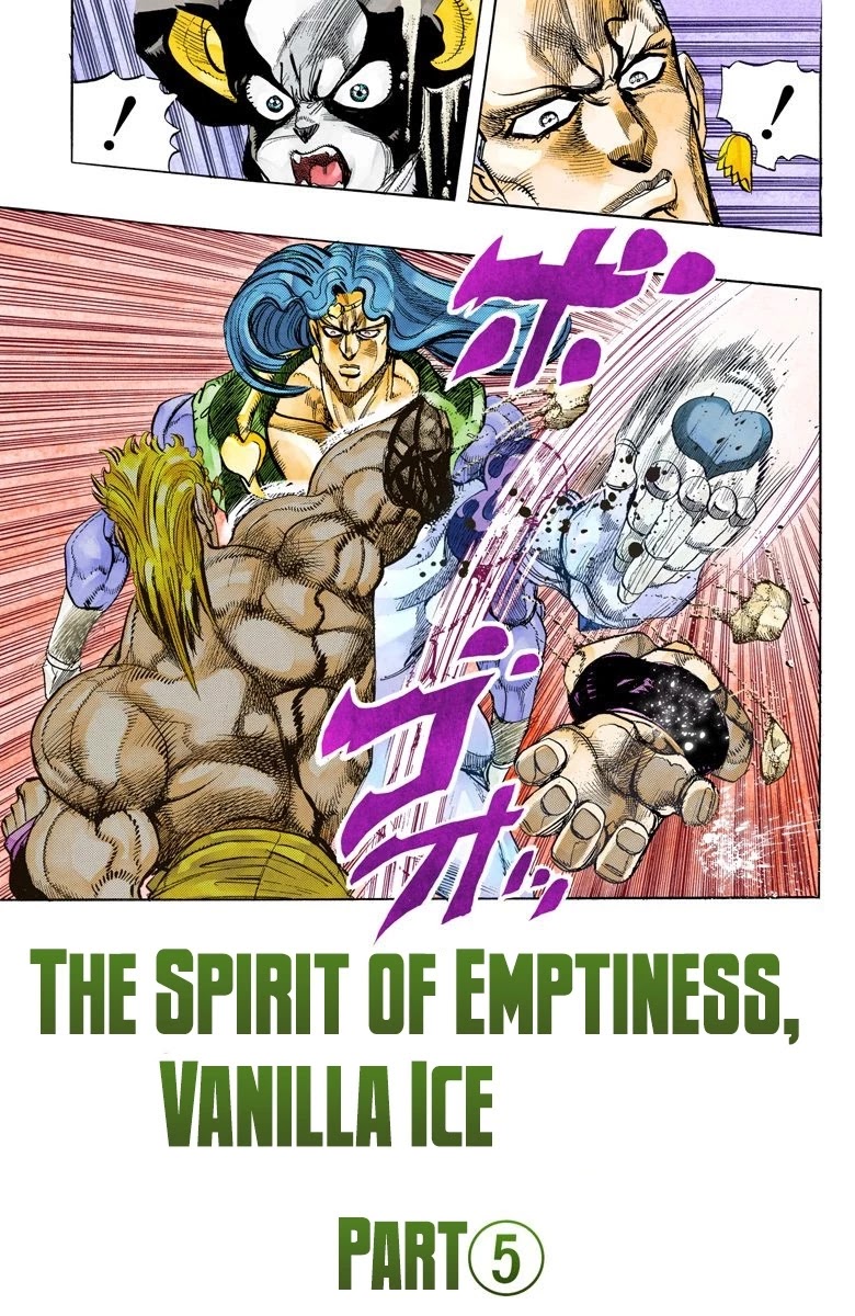 JoJo's Bizarre Adventure Part 3 - Stardust Crusaders (Official Colored) Chapter 129 page 4 - Chapter 129: The Spirit of Emptiness, Vanilla Ice Part 5