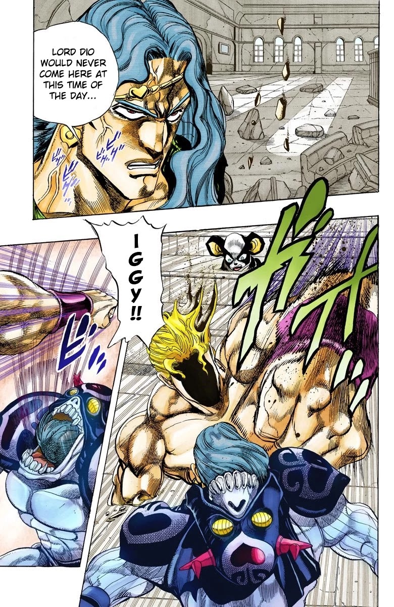 JoJo's Bizarre Adventure Part 3 - Stardust Crusaders (Official Colored) Chapter 129 page 6 - Chapter 129: The Spirit of Emptiness, Vanilla Ice Part 5