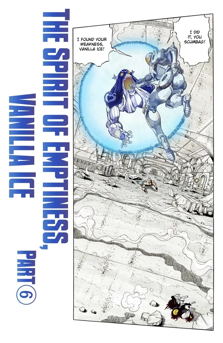 JoJo's Bizarre Adventure Part 3 - Stardust Crusaders (Official Colored) Chapter 130 page 2 - Chapter 130: The Spirit of Emptiness, Vanilla Ice Part 6