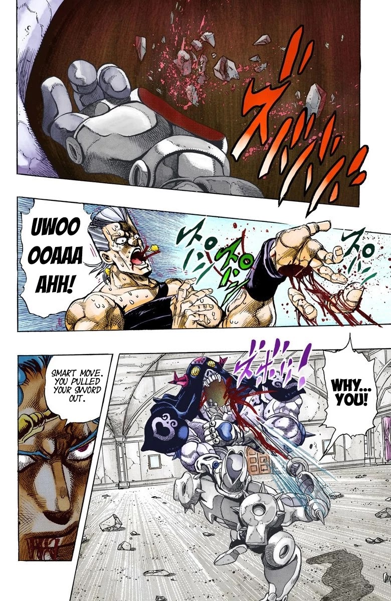 JoJo's Bizarre Adventure Part 3 - Stardust Crusaders (Official Colored) Chapter 130 page 7 - Chapter 130: The Spirit of Emptiness, Vanilla Ice Part 6