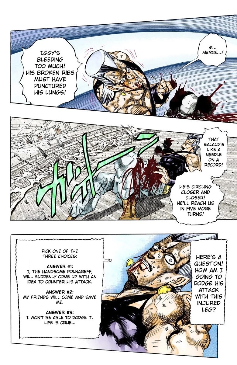 JoJo's Bizarre Adventure Part 3 - Stardust Crusaders (Official Colored) Chapter 131 page 5 - Chapter 131: The Spirit of Emptiness, Vanilla Ice Part 7