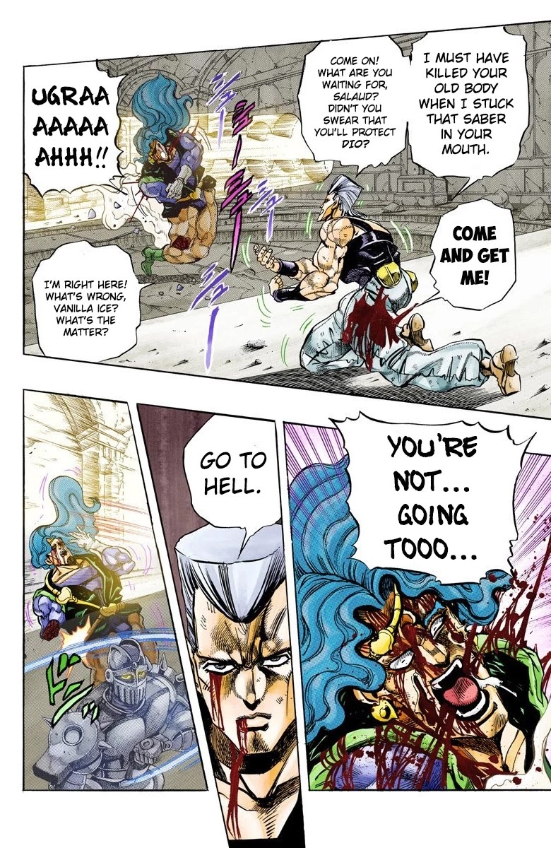 JoJo's Bizarre Adventure Part 3 - Stardust Crusaders (Official Colored) Chapter 132 page 15 - Chapter 132: The Spirit of Emptiness, Vanilla Ice Part 8