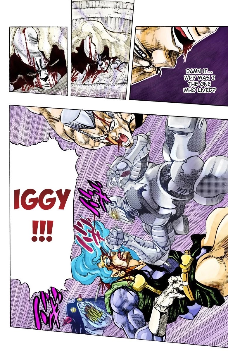 JoJo's Bizarre Adventure Part 3 - Stardust Crusaders (Official Colored) Chapter 132 page 3 - Chapter 132: The Spirit of Emptiness, Vanilla Ice Part 8