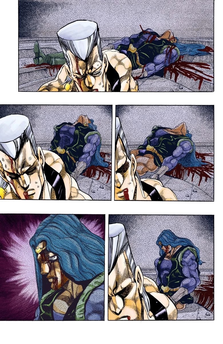 JoJo's Bizarre Adventure Part 3 - Stardust Crusaders (Official Colored) Chapter 132 page 8 - Chapter 132: The Spirit of Emptiness, Vanilla Ice Part 8