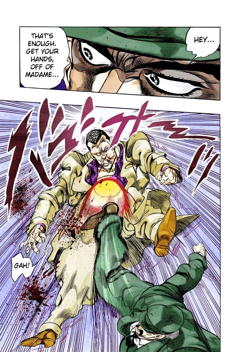 JoJo's Bizarre Adventure Part 3 - Stardust Crusaders (Official Colored) Chapter 133 page 9 - Chapter 133: Suzie Q Joestar Visits Her Daughter