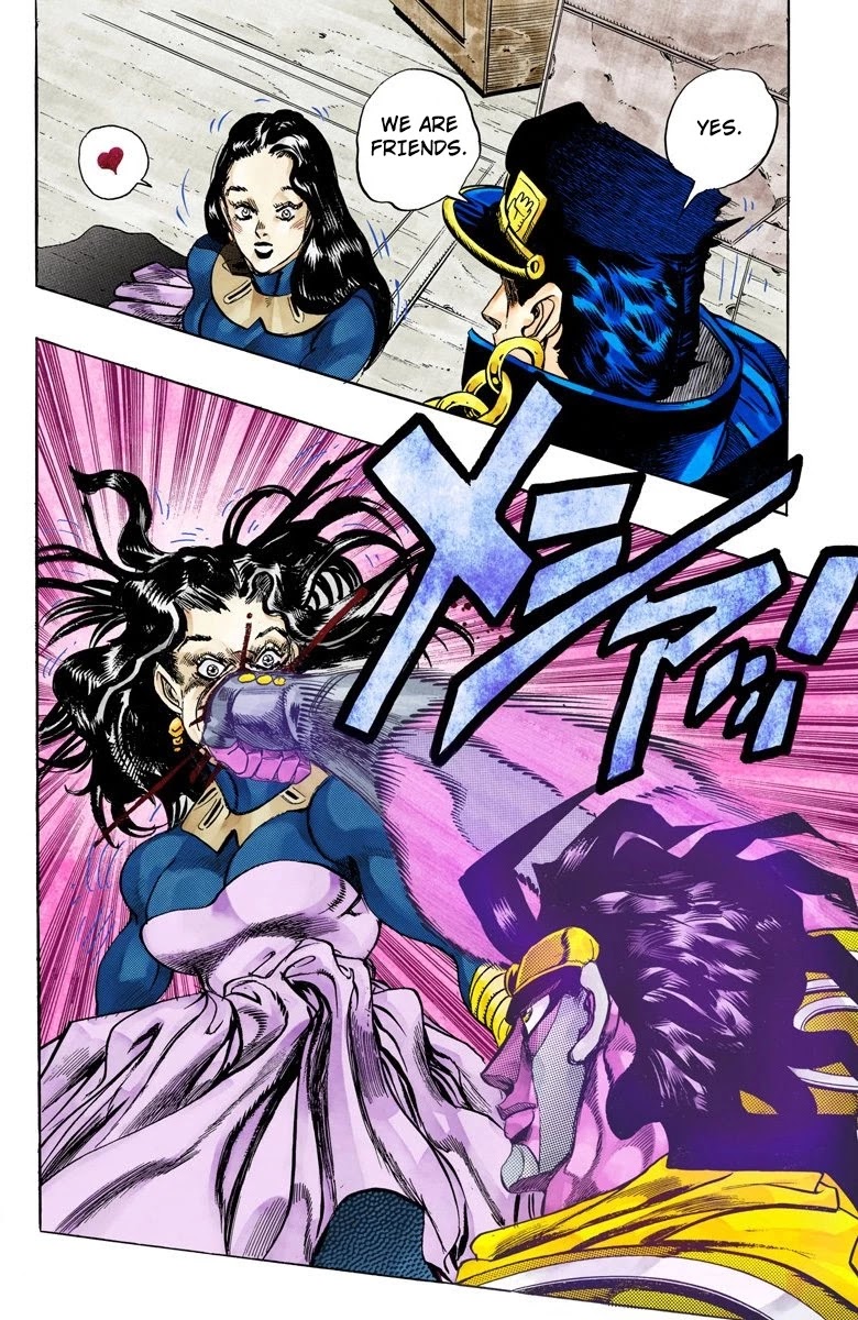 JoJo's Bizarre Adventure Part 3 - Stardust Crusaders (Official Colored) Chapter 134 page 10 - Chapter 134: DIO's World Part 1