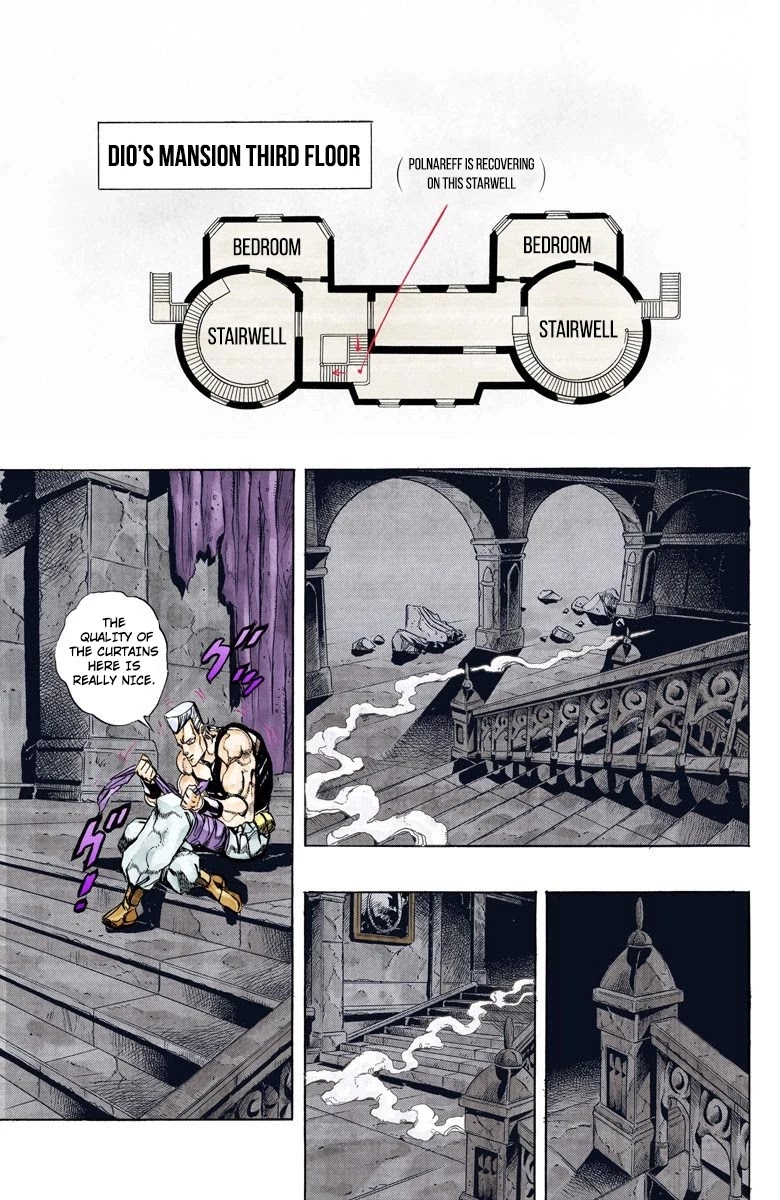 JoJo's Bizarre Adventure Part 3 - Stardust Crusaders (Official Colored) Chapter 134 page 17 - Chapter 134: DIO's World Part 1