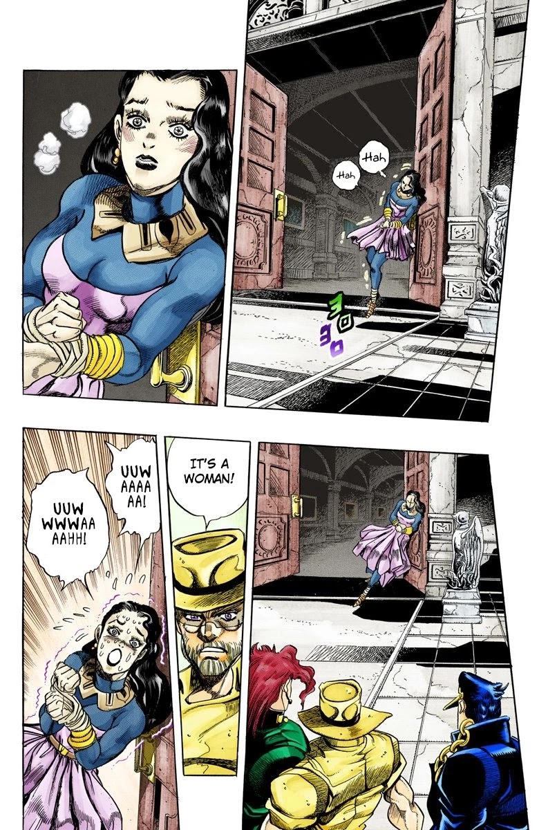 JoJo's Bizarre Adventure Part 3 - Stardust Crusaders (Official Colored) Chapter 134 page 8 - Chapter 134: DIO's World Part 1