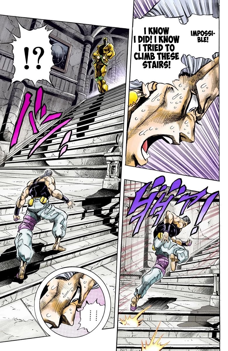 JoJo's Bizarre Adventure Part 3 - Stardust Crusaders (Official Colored) Chapter 135 page 11 - Chapter 135: DIO's World Part 2