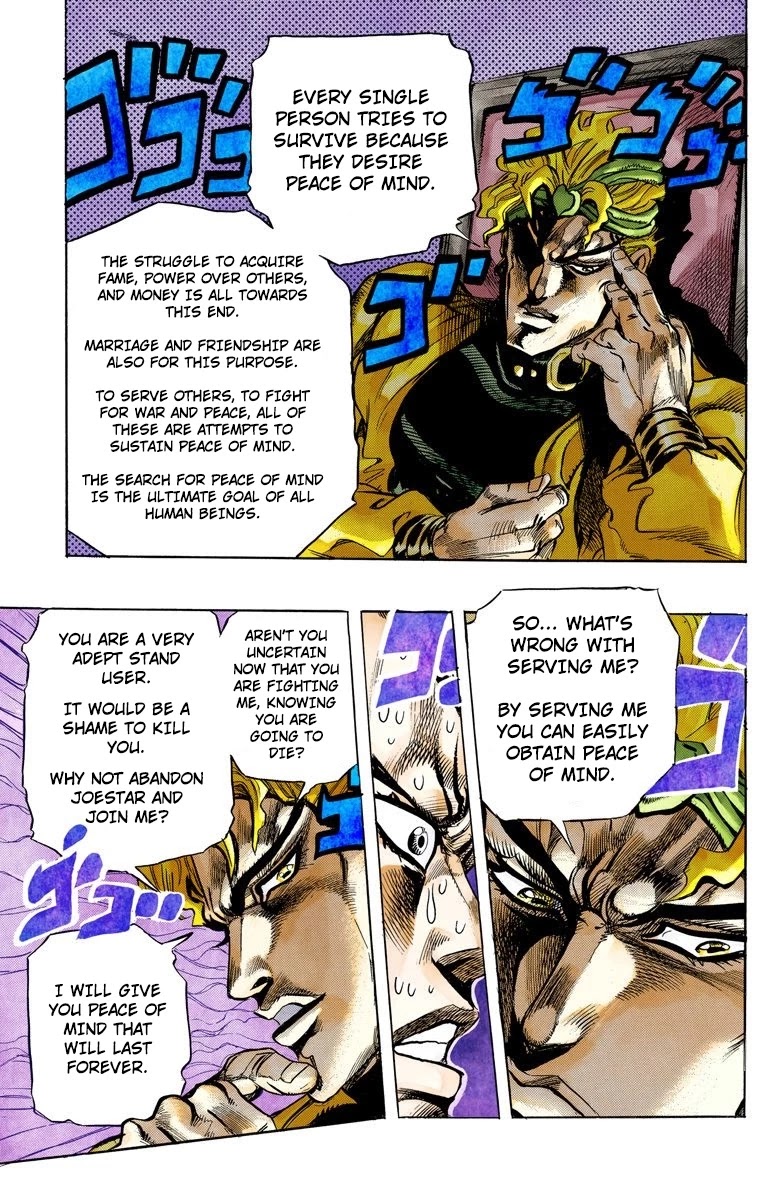 JoJo's Bizarre Adventure Part 3 - Stardust Crusaders (Official Colored) Chapter 135 page 13 - Chapter 135: DIO's World Part 2