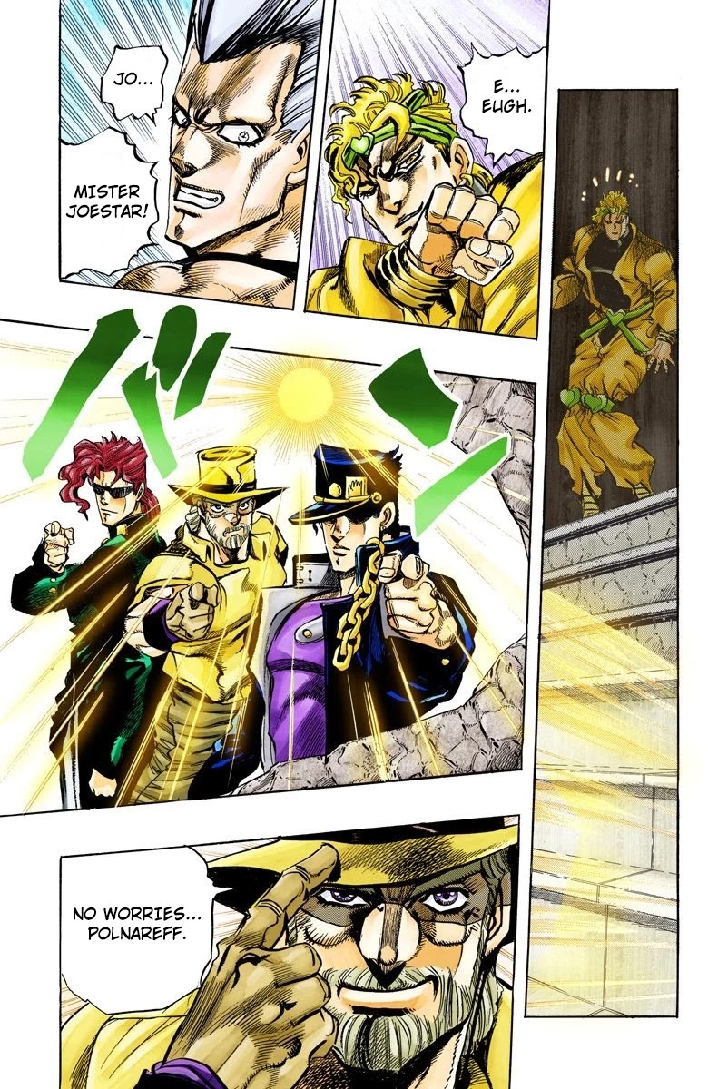 JoJo's Bizarre Adventure Part 3 - Stardust Crusaders (Official Colored) Chapter 135 page 18 - Chapter 135: DIO's World Part 2