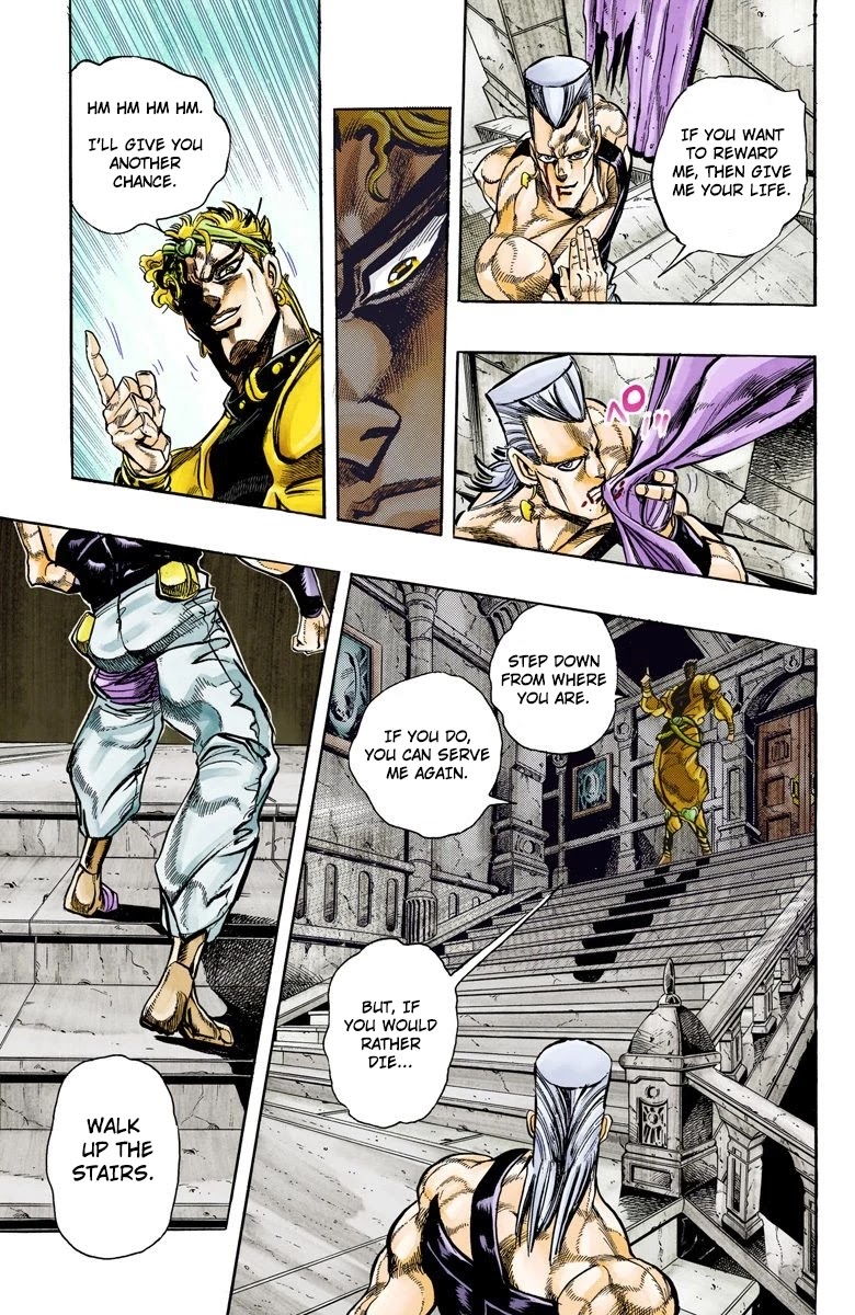 JoJo's Bizarre Adventure Part 3 - Stardust Crusaders (Official Colored) Chapter 135 page 5 - Chapter 135: DIO's World Part 2