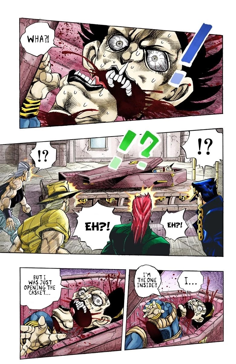 JoJo's Bizarre Adventure Part 3 - Stardust Crusaders (Official Colored) Chapter 136 page 17 - Chapter 136: DIO's World Part 3
