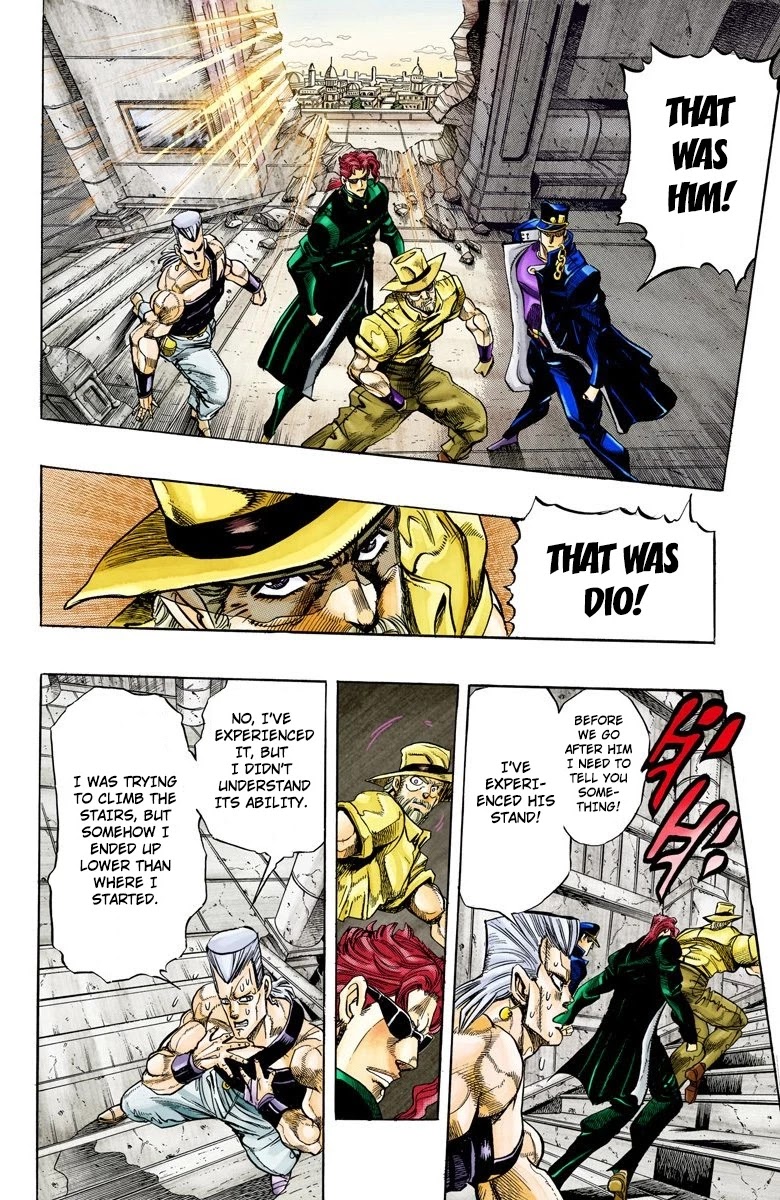 JoJo's Bizarre Adventure Part 3 - Stardust Crusaders (Official Colored) Chapter 136 page 2 - Chapter 136: DIO's World Part 3