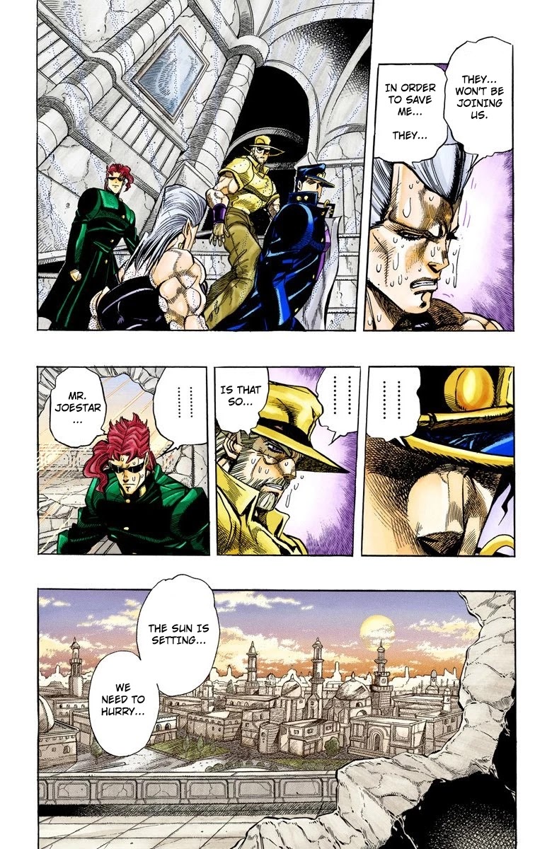JoJo's Bizarre Adventure Part 3 - Stardust Crusaders (Official Colored) Chapter 136 page 4 - Chapter 136: DIO's World Part 3