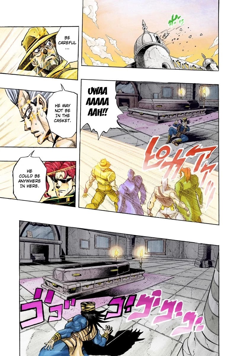 JoJo's Bizarre Adventure Part 3 - Stardust Crusaders (Official Colored) Chapter 136 page 9 - Chapter 136: DIO's World Part 3