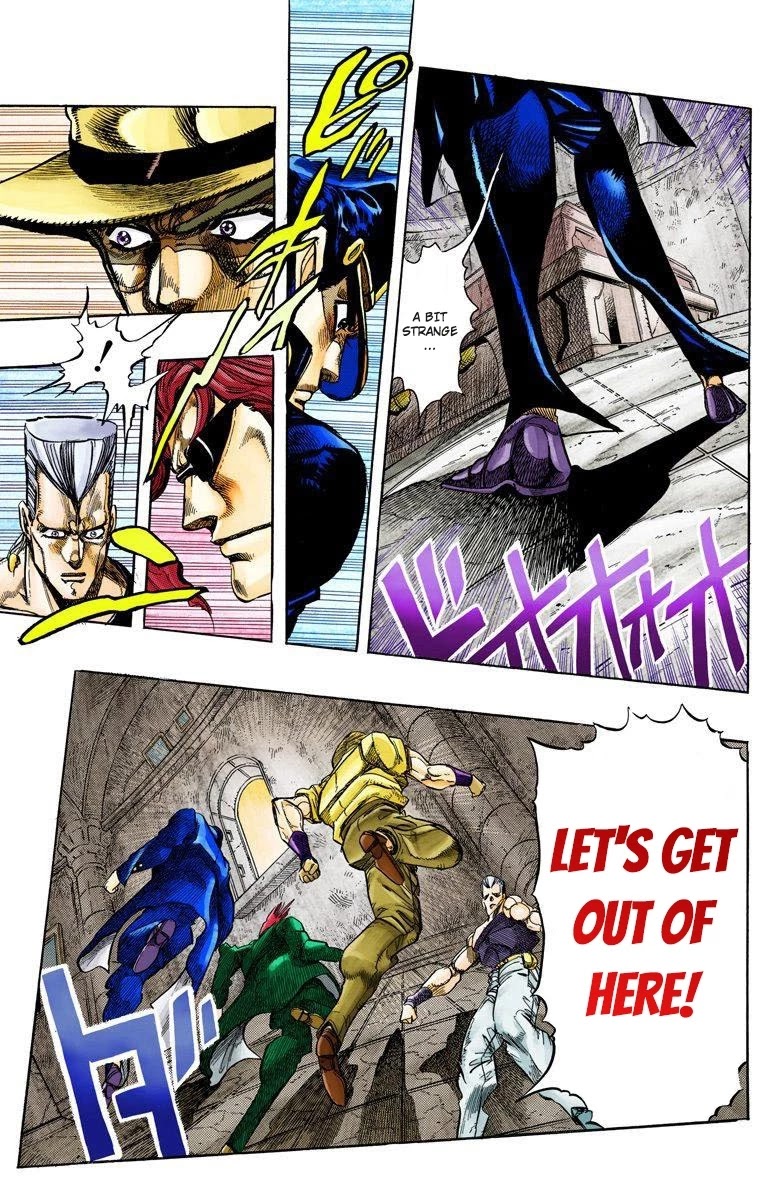JoJo's Bizarre Adventure Part 3 - Stardust Crusaders (Official Colored) Chapter 137 page 4 - Chapter 137: DIO's World Part 4