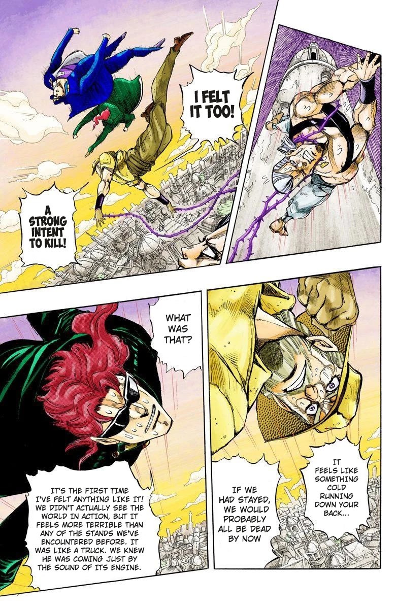 JoJo's Bizarre Adventure Part 3 - Stardust Crusaders (Official Colored) Chapter 137 page 6 - Chapter 137: DIO's World Part 4