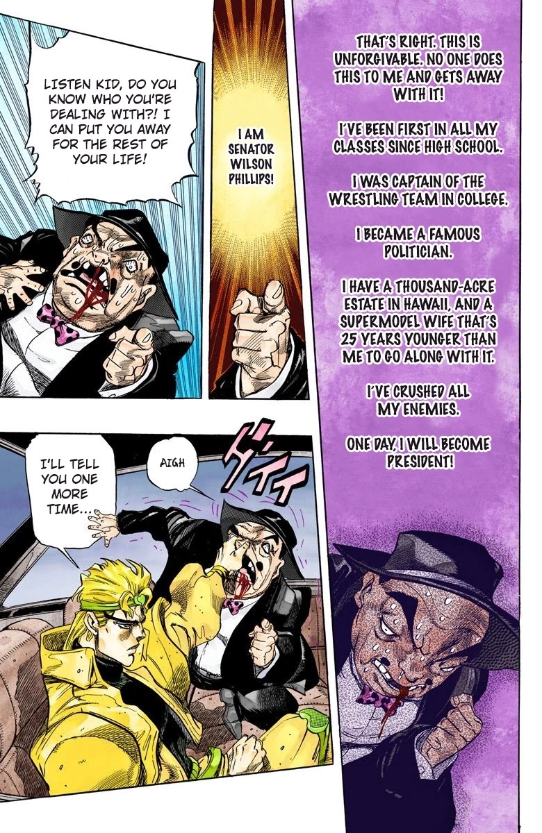 JoJo's Bizarre Adventure Part 3 - Stardust Crusaders (Official Colored) Chapter 138 page 4 - Chapter 138: DIO's World Part 5