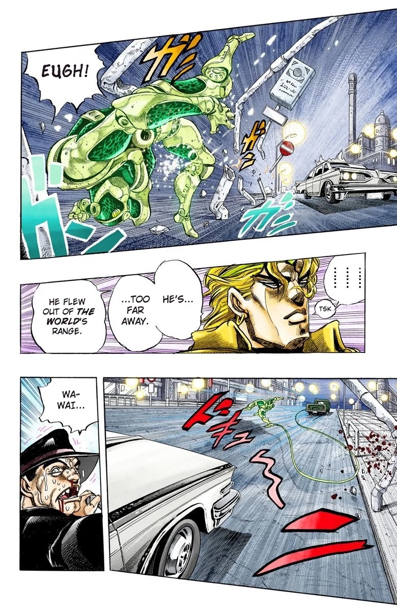 JoJo's Bizarre Adventure Part 3 - Stardust Crusaders (Official Colored) Chapter 139 page 8 - Chapter 139: DIO's World Part 6