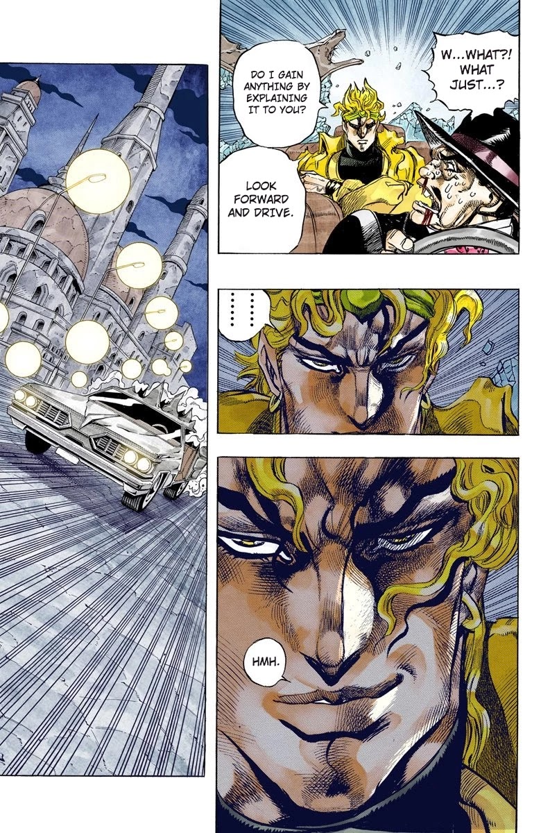 JoJo's Bizarre Adventure Part 3 - Stardust Crusaders (Official Colored) Chapter 139 page 9 - Chapter 139: DIO's World Part 6