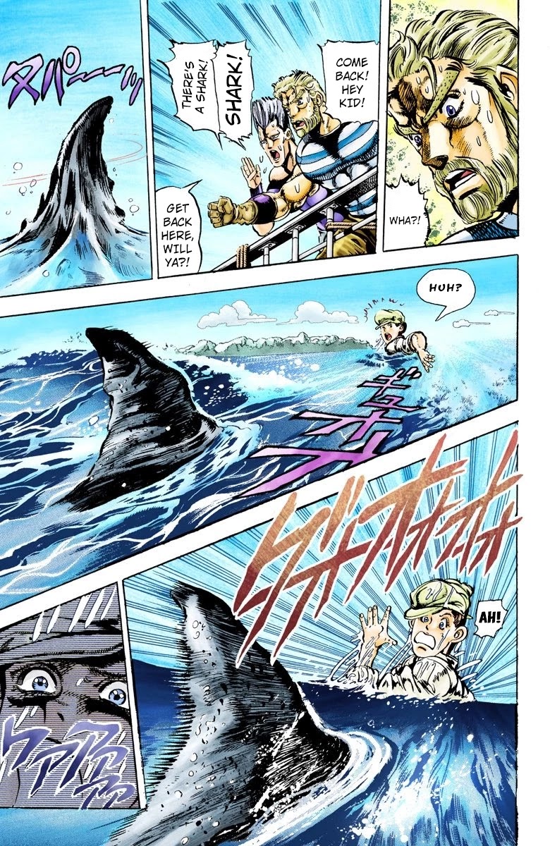 JoJo's Bizarre Adventure Part 3 - Stardust Crusaders (Official Colored) Chapter 14 page 16 - Chapter 14: Dark Blue Moon Part 1