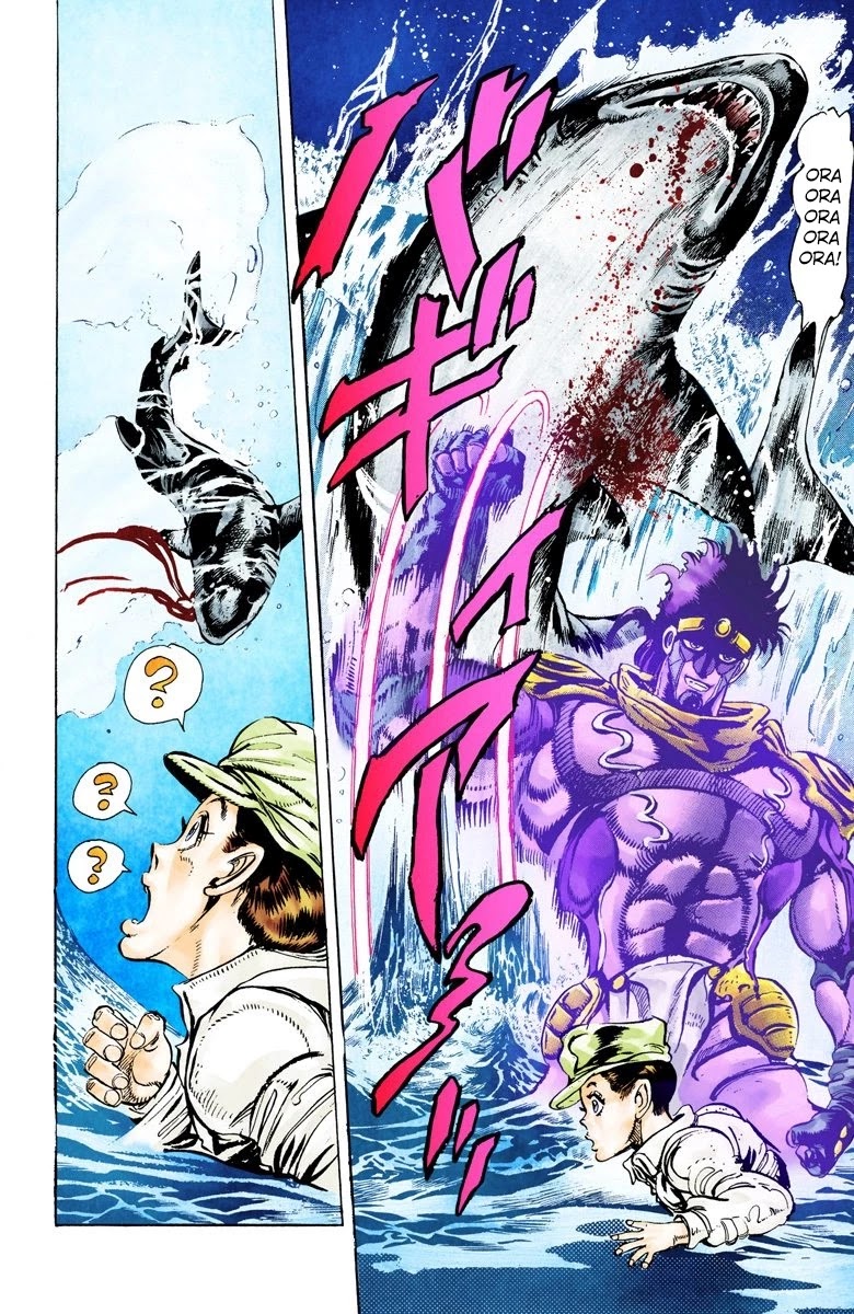 JoJo's Bizarre Adventure Part 3 - Stardust Crusaders (Official Colored) Chapter 14 page 17 - Chapter 14: Dark Blue Moon Part 1