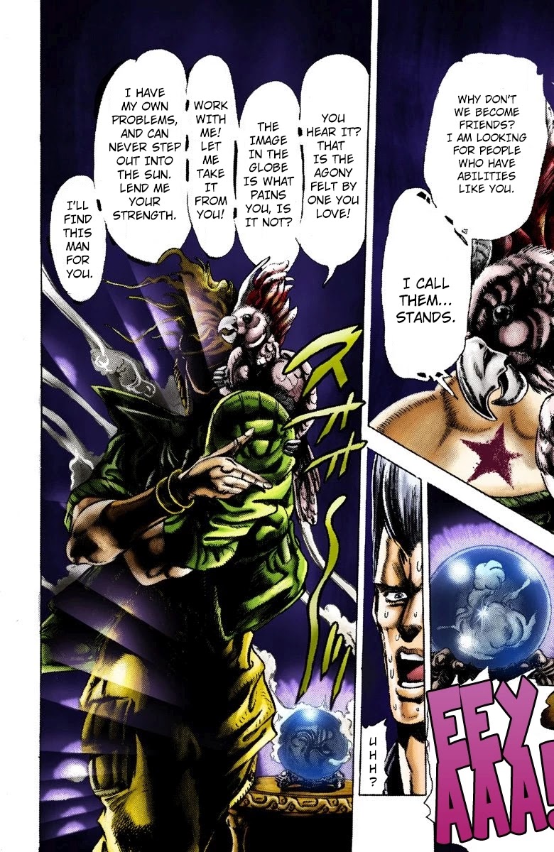 JoJo's Bizarre Adventure Part 3 - Stardust Crusaders (Official Colored) Chapter 14 page 9 - Chapter 14: Dark Blue Moon Part 1