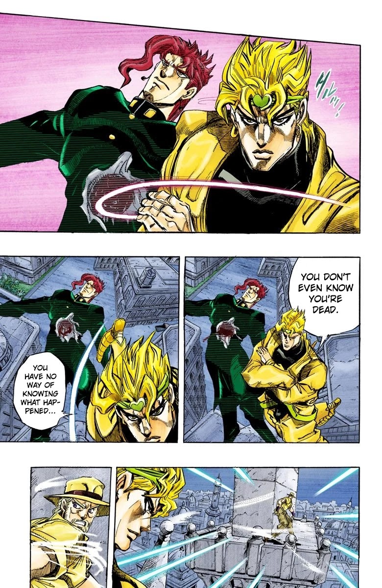 JoJo's Bizarre Adventure Part 3 - Stardust Crusaders (Official Colored) Chapter 141 page 4 - Chapter 141: DIO's World Part 8