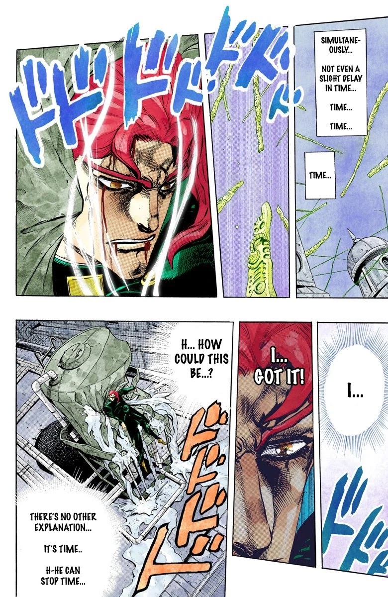 JoJo's Bizarre Adventure Part 3 - Stardust Crusaders (Official Colored) Chapter 141 page 8 - Chapter 141: DIO's World Part 8