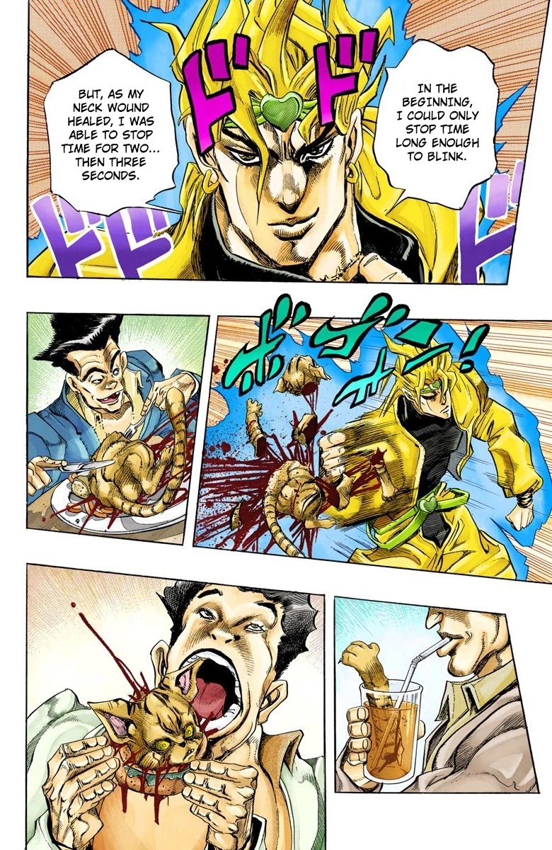 JoJo's Bizarre Adventure Part 3 - Stardust Crusaders (Official Colored) Chapter 142 page 15 - Chapter 142: DIO's World Part 9
