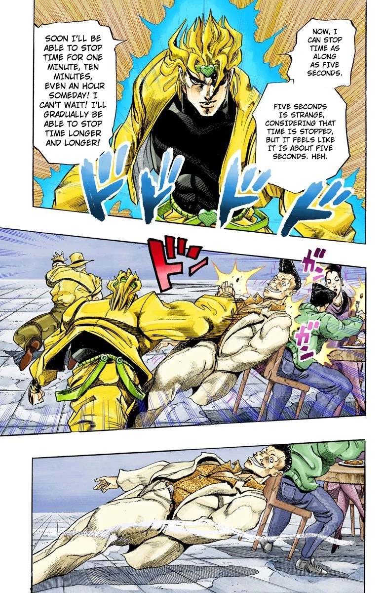 JoJo's Bizarre Adventure Part 3 - Stardust Crusaders (Official Colored) Chapter 142 page 16 - Chapter 142: DIO's World Part 9