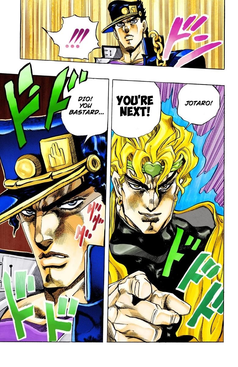 JoJo's Bizarre Adventure Part 3 - Stardust Crusaders (Official Colored) Chapter 142 page 20 - Chapter 142: DIO's World Part 9