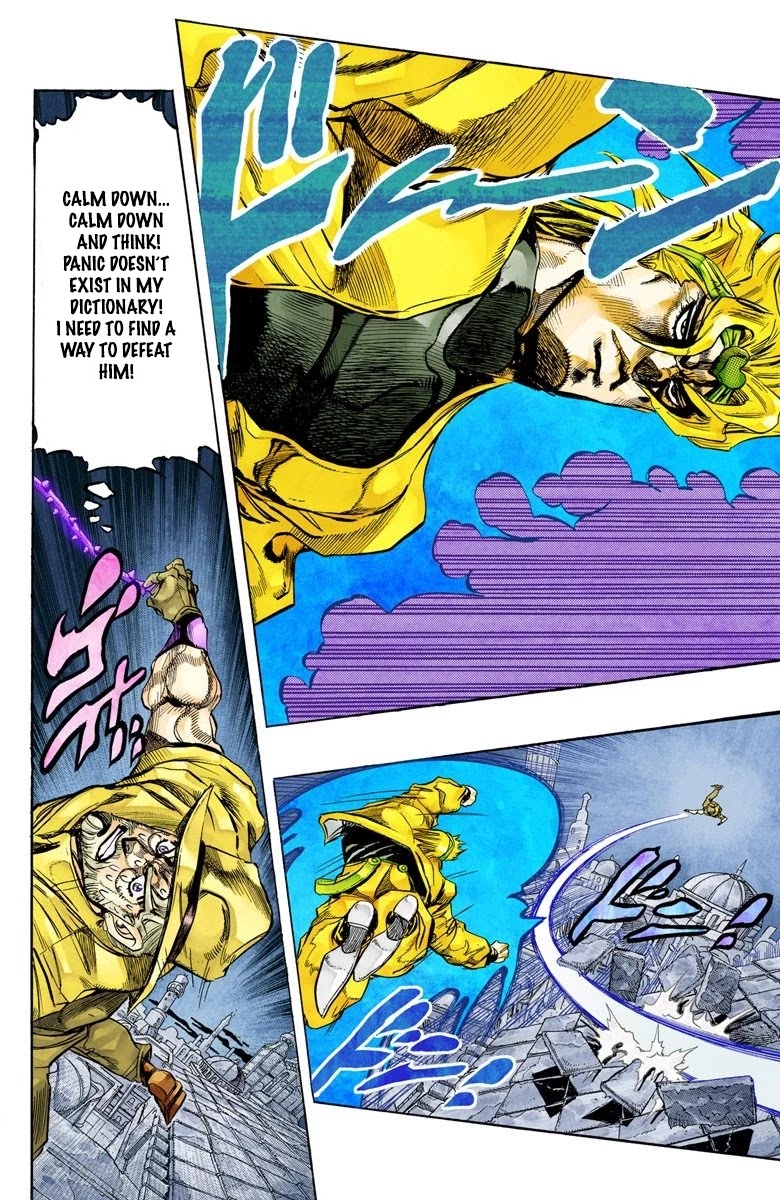 JoJo's Bizarre Adventure Part 3 - Stardust Crusaders (Official Colored) Chapter 142 page 3 - Chapter 142: DIO's World Part 9