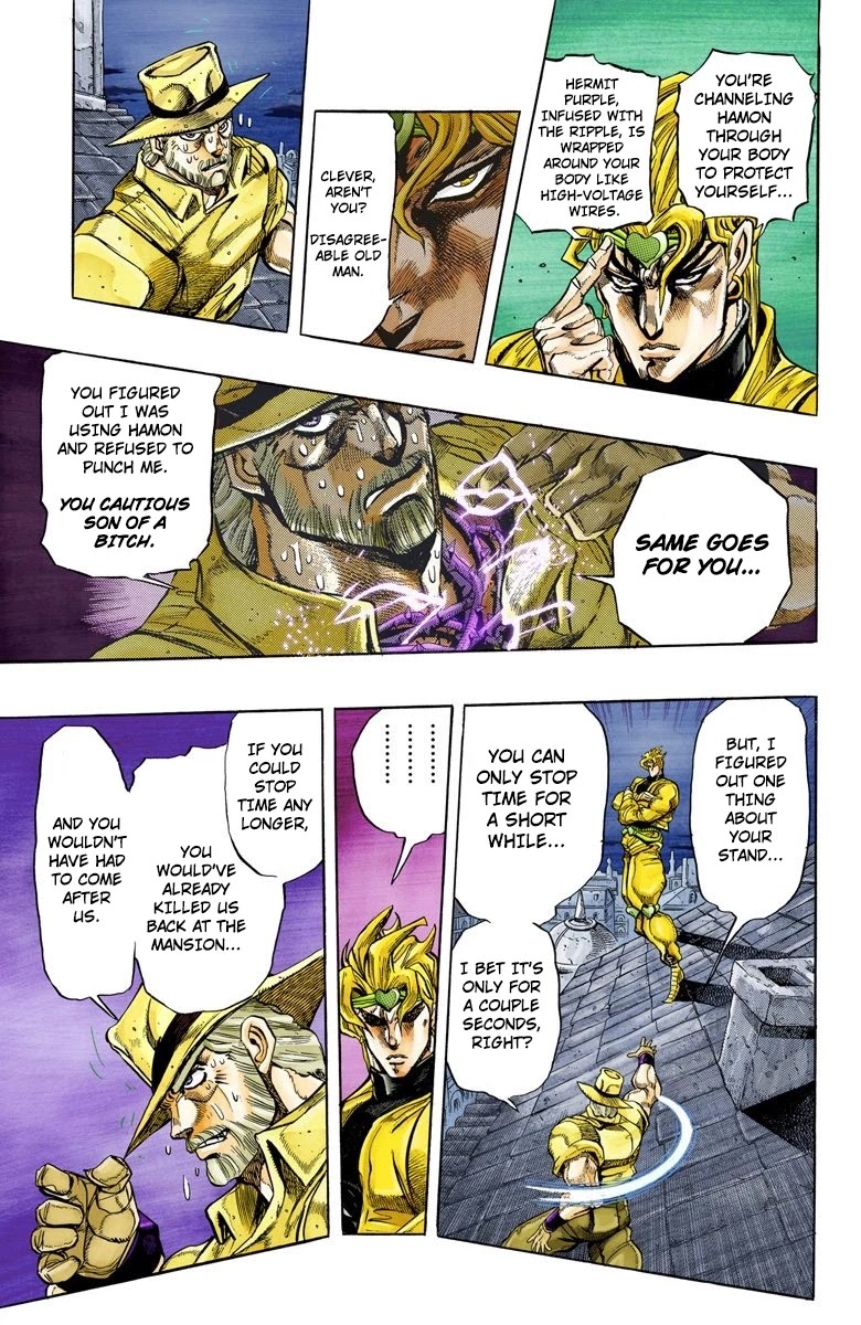 JoJo's Bizarre Adventure Part 3 - Stardust Crusaders (Official Colored) Chapter 142 page 6 - Chapter 142: DIO's World Part 9