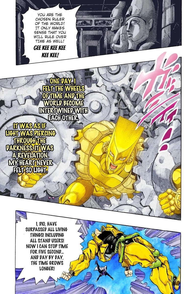 JoJo's Bizarre Adventure Part 3 - Stardust Crusaders (Official Colored) Chapter 144 page 10 - Chapter 144: DIO's World Part 11
