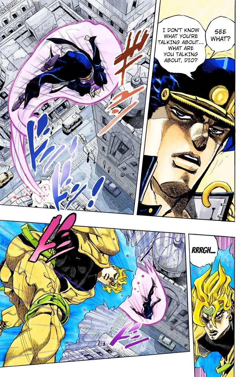 JoJo's Bizarre Adventure Part 3 - Stardust Crusaders (Official Colored) Chapter 144 page 6 - Chapter 144: DIO's World Part 11