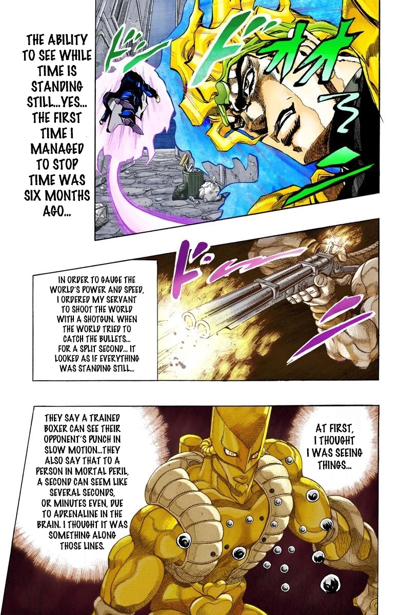 JoJo's Bizarre Adventure Part 3 - Stardust Crusaders (Official Colored) Chapter 144 page 8 - Chapter 144: DIO's World Part 11